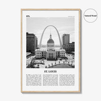 St Louis Print Black and White No 1, St Louis Wall Art, St Louis Poster, St Louis Photo, Saint Louis, Missouri, USA, United States