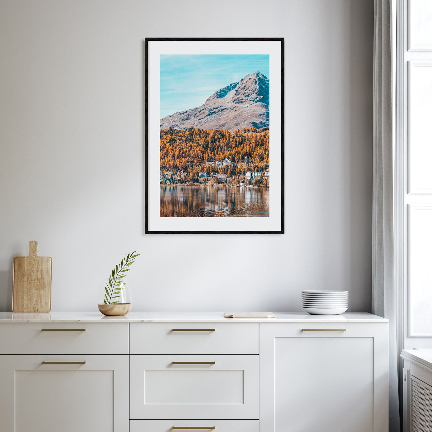 St. Moritz Photo Color Poster