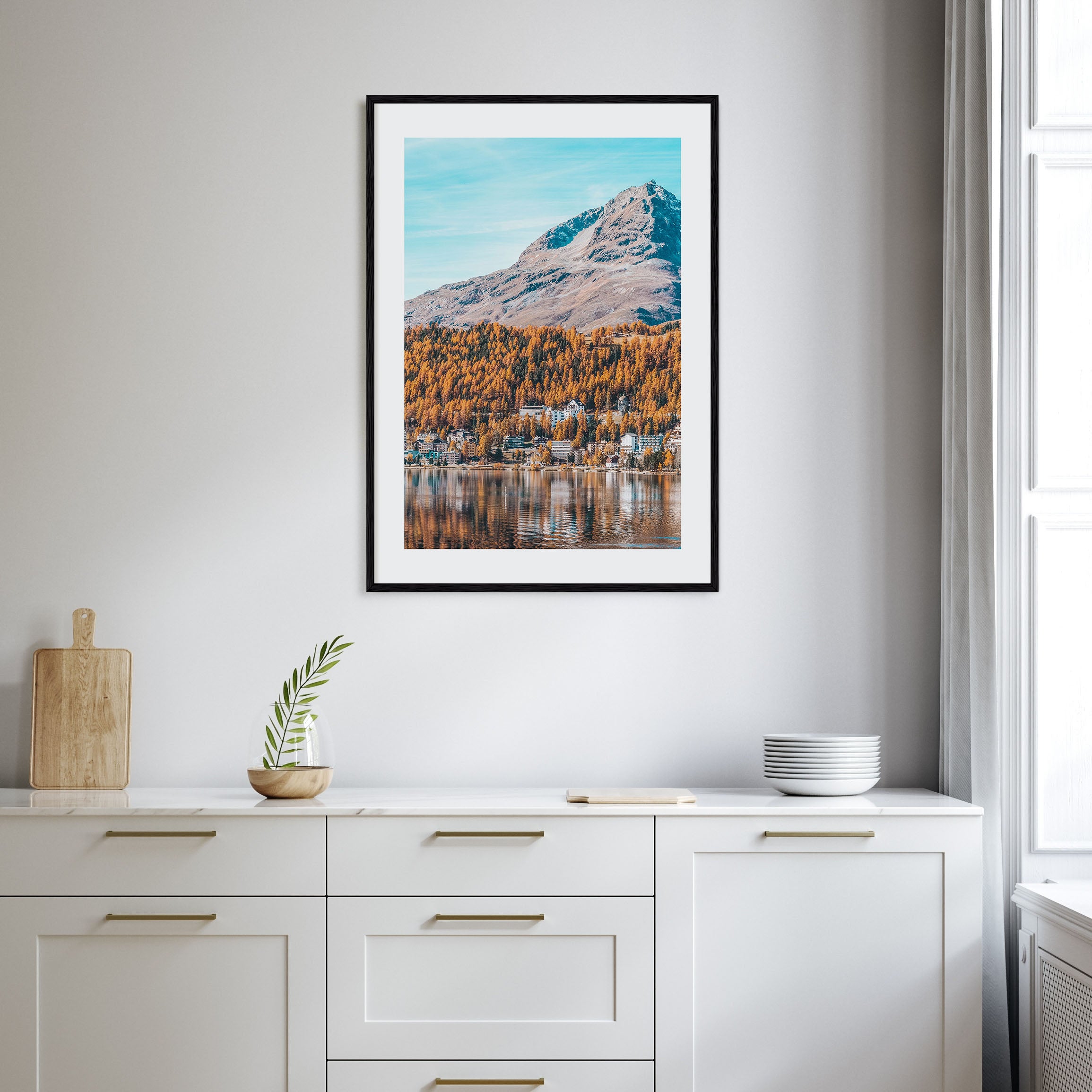 St. Moritz Photo Color Poster