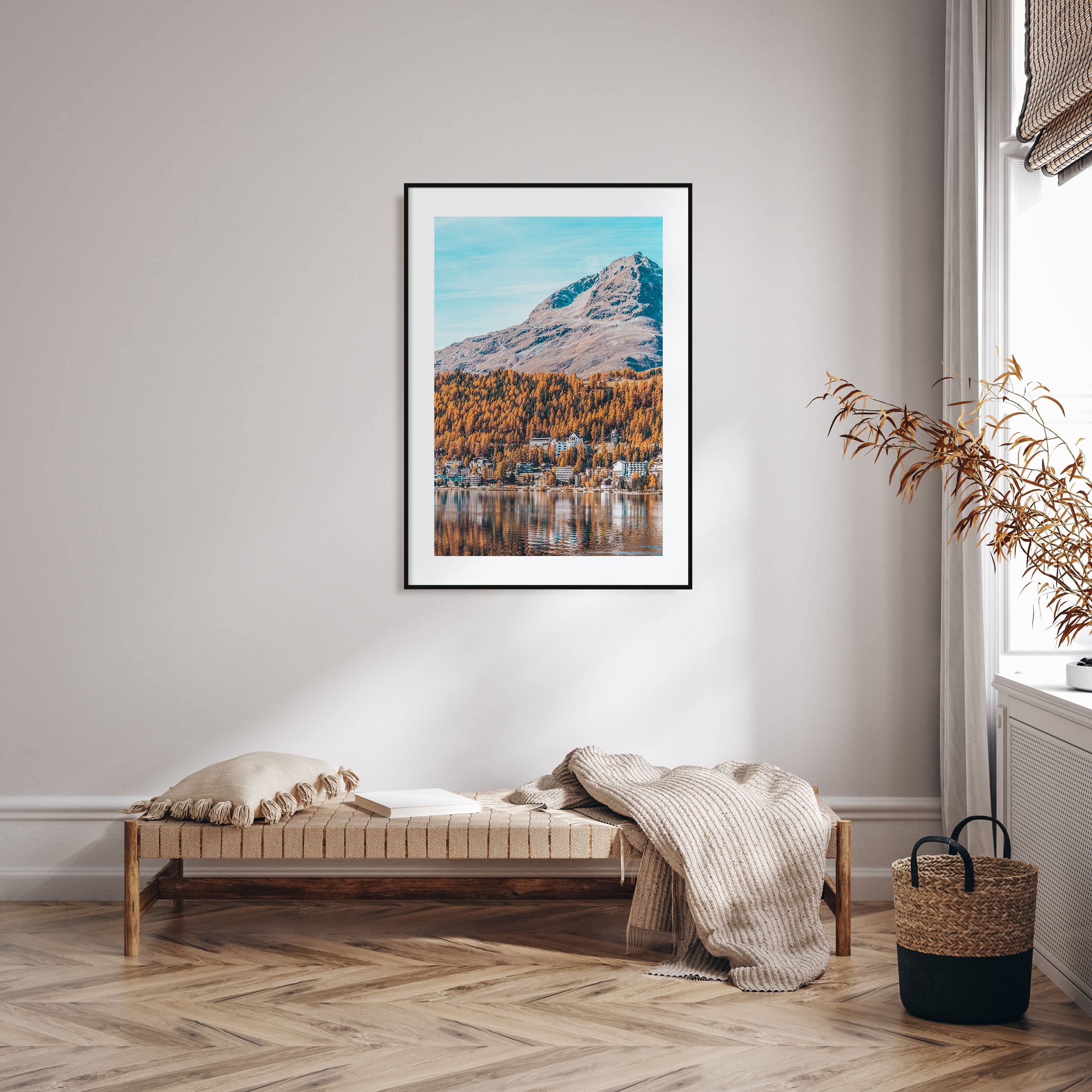 St. Moritz Photo Color Poster
