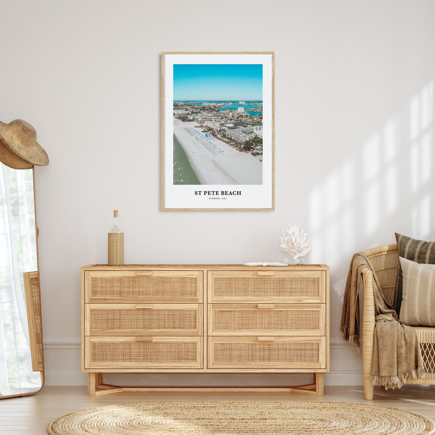 St. Pete Beach Portrait Color Poster