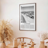 St Pete Beach Print Black and White No 1, St Pete Beach Wall Art, St Pete Beach Poster, St Pete Beach Photo, St Pete Beach Décor, Florida