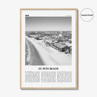 St Pete Beach Print Black and White No 1, St Pete Beach Wall Art, St Pete Beach Poster, St Pete Beach Photo, St Pete Beach Décor, Florida