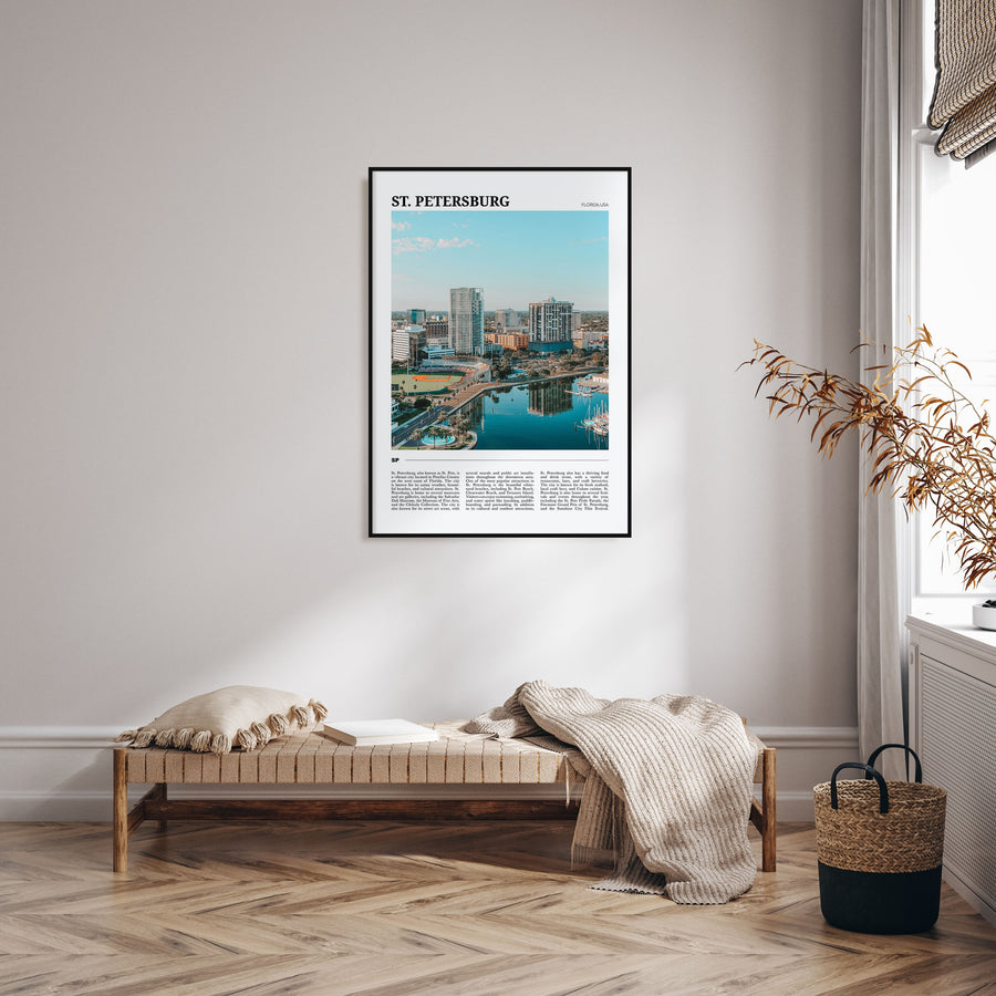 St. Petersburg, Florida Travel Color Poster