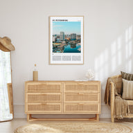 St. Petersburg, Florida Travel Color Poster