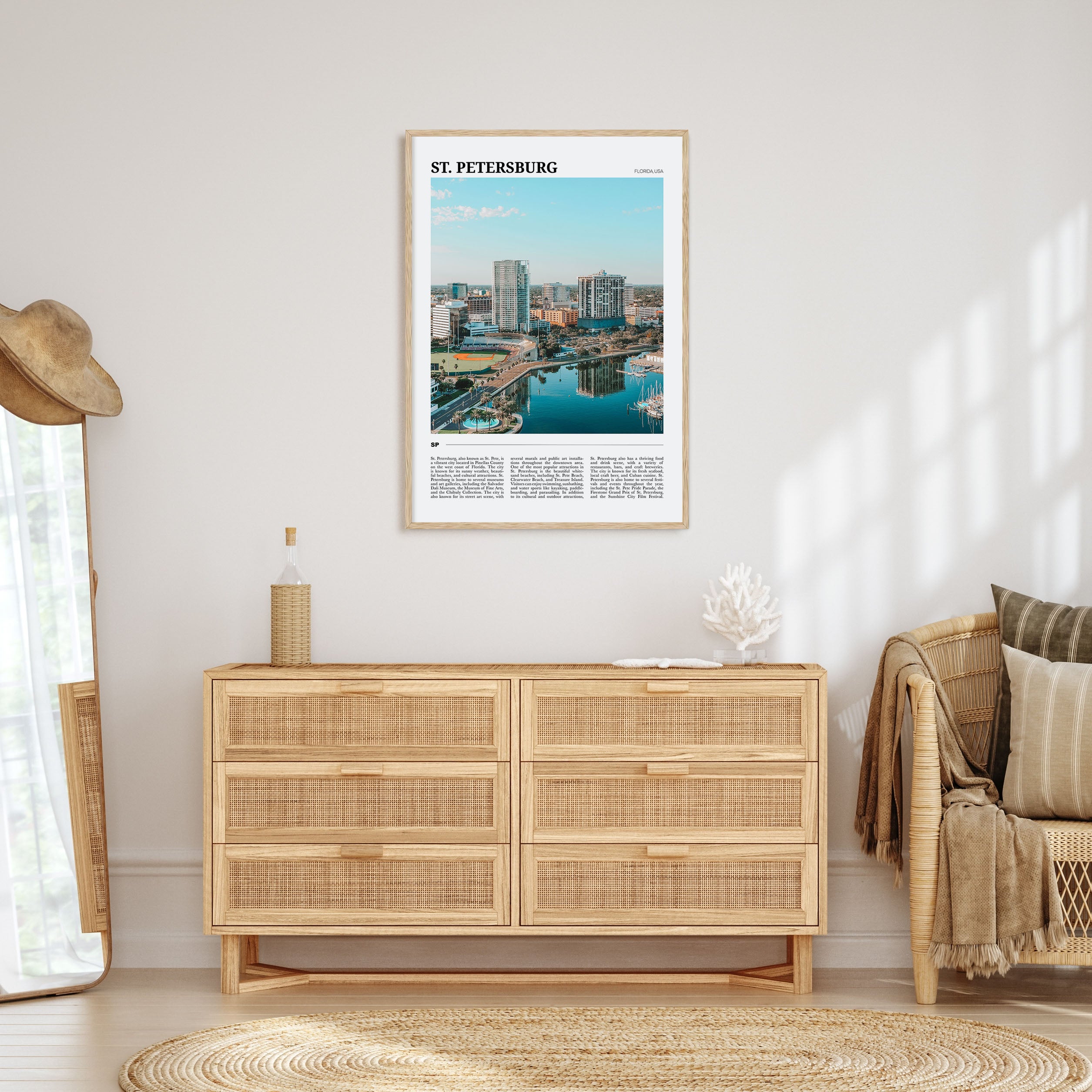St. Petersburg, Florida Travel Color Poster