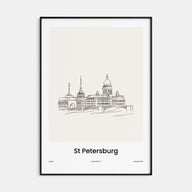 St. Petersburg, Russia Drawn No 1 Poster