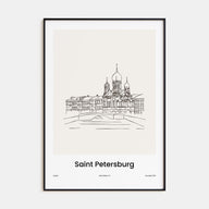 St. Petersburg, Russia Drawn No 2 Poster