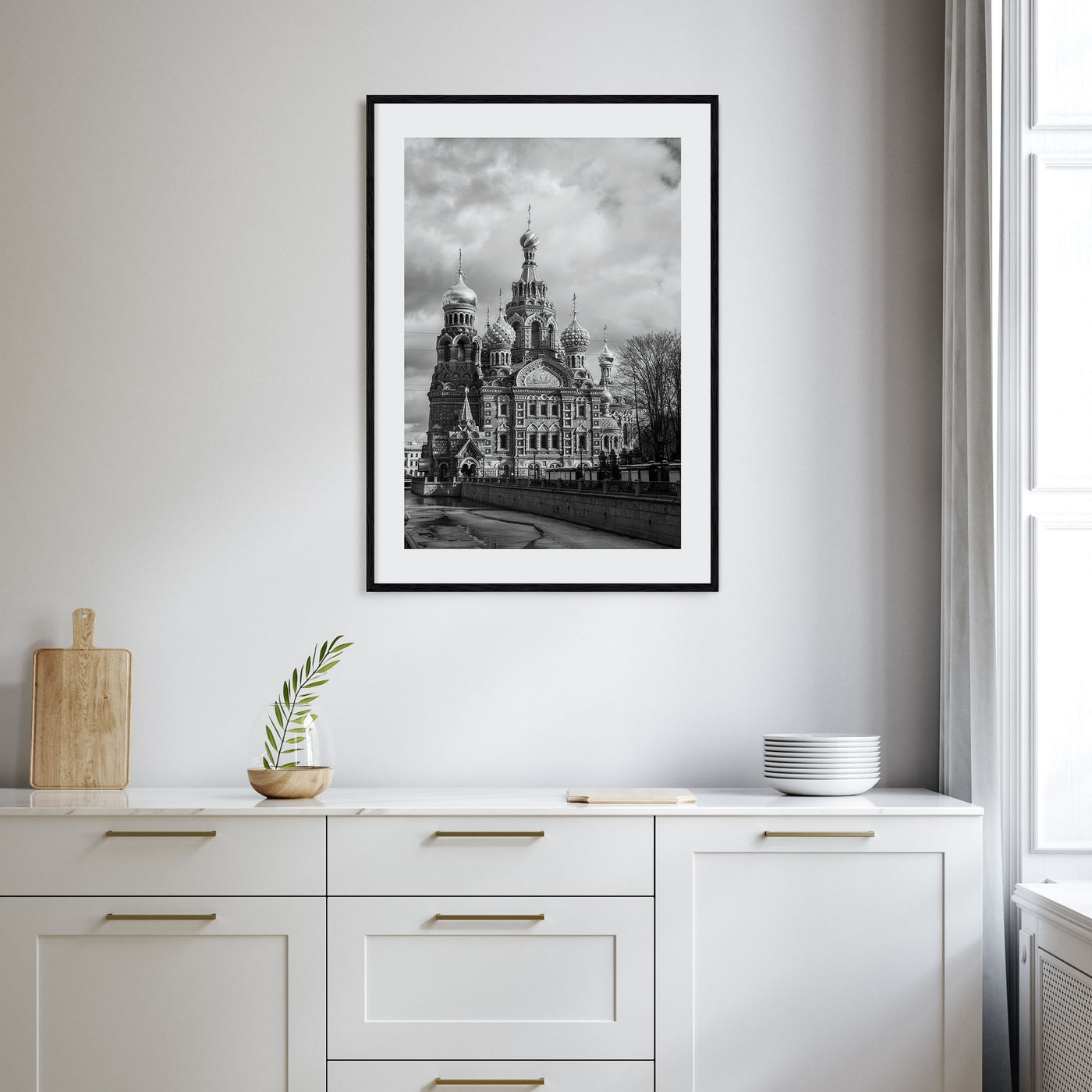 St. Petersburg, Russia Photo B&W No 3 Poster