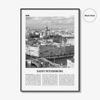 St Petersburg Print Black and White Russia, Saint Petersburg Wall Art, Saint Petersburg Poster, Russia , Europe, Санкт-Петербург