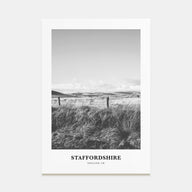 Staffordshire Portrait B&W Poster