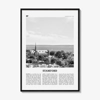 Stamford Print Black and White Connecticut, Stamford Wall Art, Stamford Poster, Stamford Photo, Stamford Wall Décor, Connecticut, USA