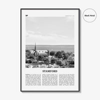 Stamford Print Black and White Connecticut, Stamford Wall Art, Stamford Poster, Stamford Photo, Stamford Wall Décor, Connecticut, USA