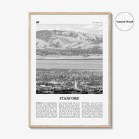 Stanford Print Black and White, Stanford Wall Art, Stanford Poster, Stanford Photo, Stanford Map, Stanford Wall Decor, California, USA