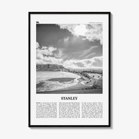 Stanley Print Black and White, Stanley Wall Art, Stanley Poster, Stanley Photo, Stanley Wall Décor, Tasmania, Australia