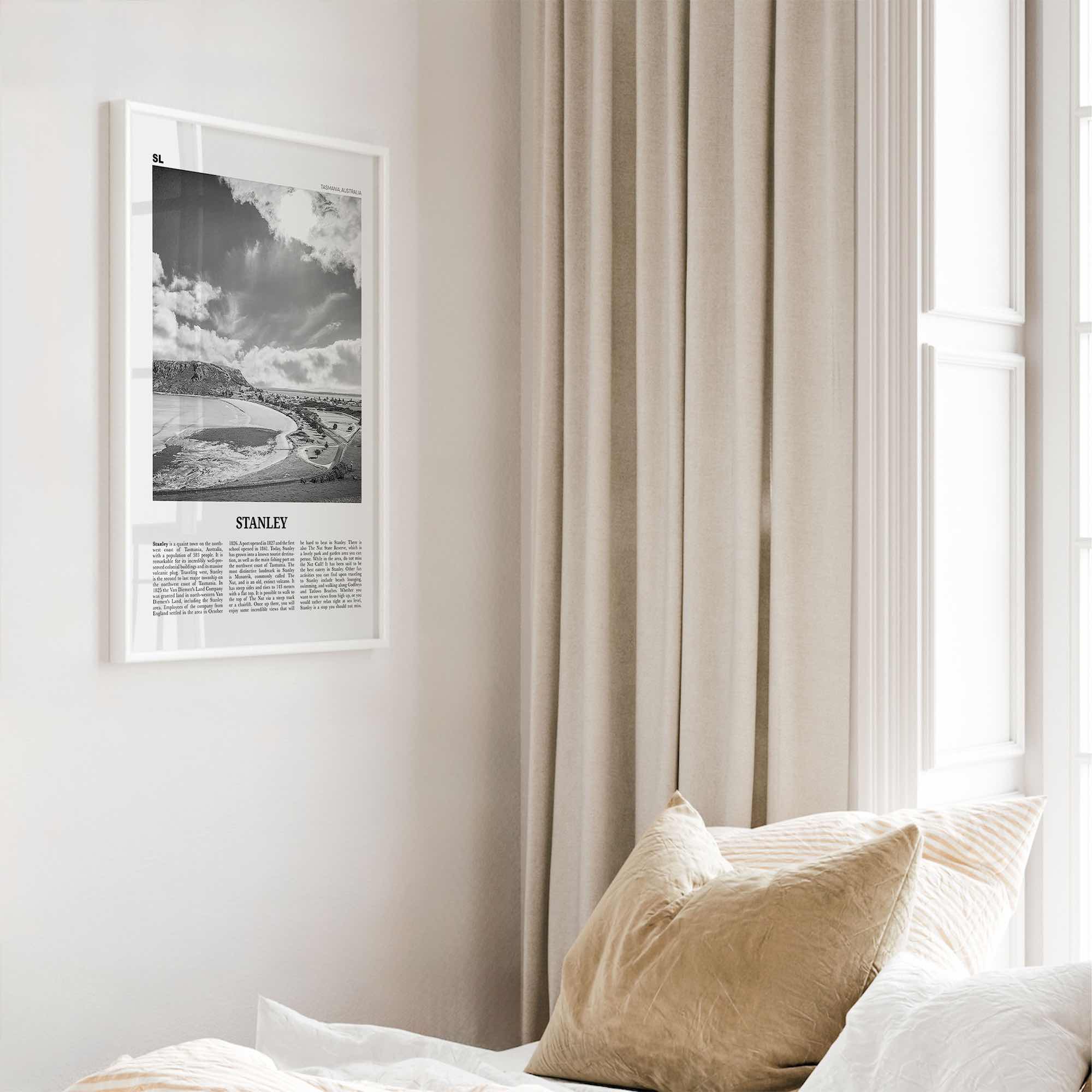 Stanley Print Black and White, Stanley Wall Art, Stanley Poster, Stanley Photo, Stanley Wall Décor, Tasmania, Australia