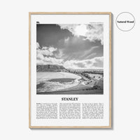 Stanley Print Black and White, Stanley Wall Art, Stanley Poster, Stanley Photo, Stanley Wall Décor, Tasmania, Australia
