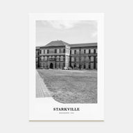 Starkville Portrait B&W Poster