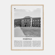 Starkville Travel B&W Poster