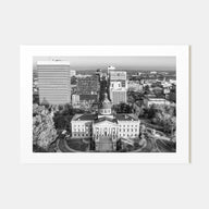 State College Landscape B&W Poster