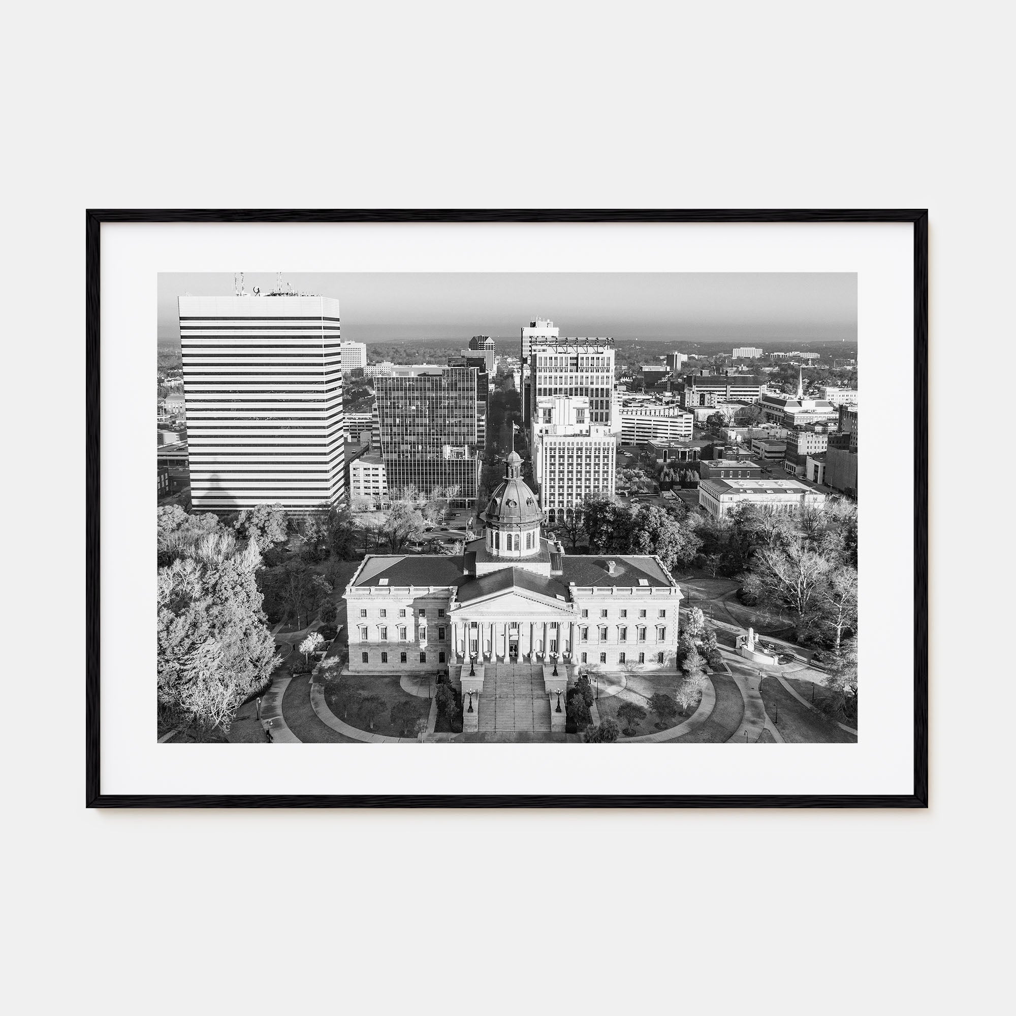 State College Landscape B&W Poster