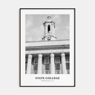 State College Portrait B&W Poster