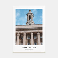 State College Portrait Color Poster