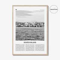 Staten Island Print Black and White, Staten Island Wall Art, Staten Island Poster, Staten Island Photo, Staten Island Décor, New York, USA