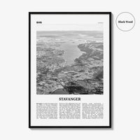 Stavanger Print Black and White, Stavanger Wall Art, Stavanger Poster, Stavanger Photo, Stavanger Wall Décor, Norway, Norge