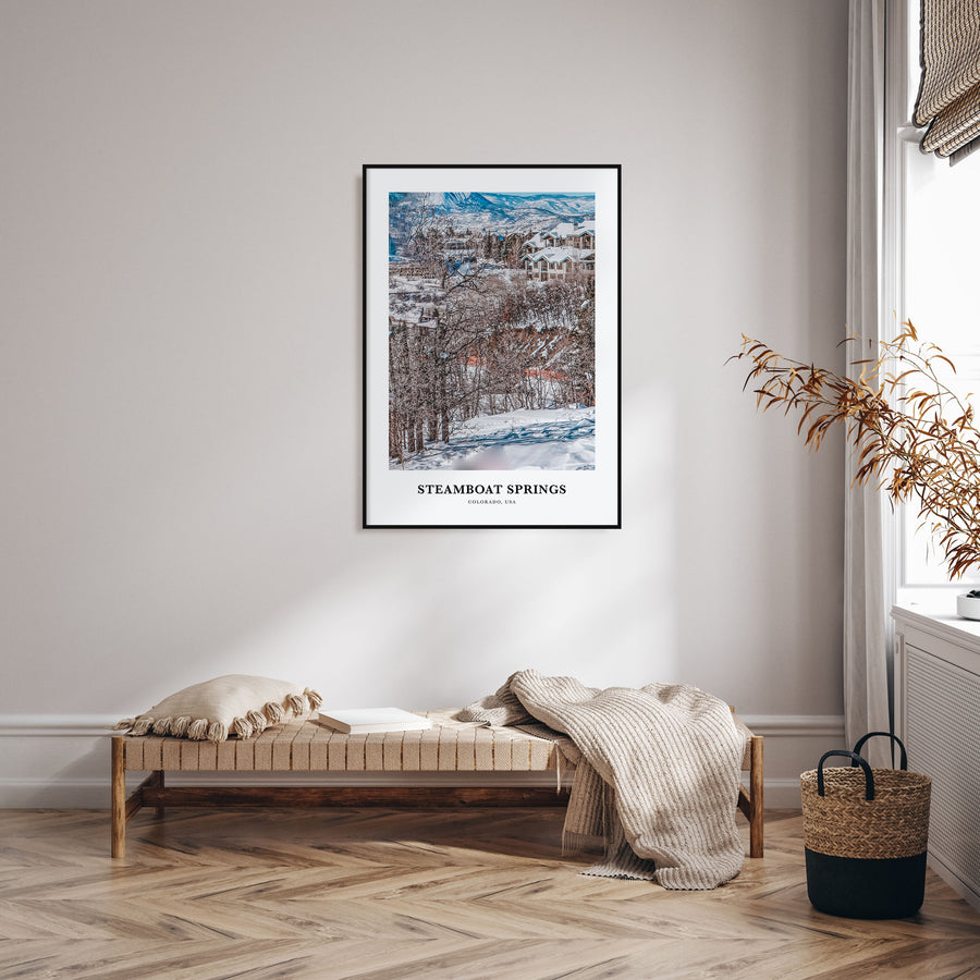 Steamboat Springs Portrait Color No 2 Poster