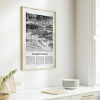 Steamboat Springs Print Black and White No 1, Steamboat Springs Wall Art, Steamboat Springs Poster, Steamboat Springs Photo, Colorado, USA