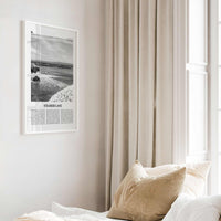 Steamer Lane Print Black and White, Steamer Lane Art, Steamer Lane Poster, Steamer Lane Photo, Steamer Lane Wall Décor, Steamer Lane Map