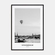 Stockholm Portrait B&W No 1 Poster