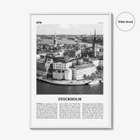 Stockholm Print Black and White No 1, Stockholm Wall Art, Stockholm Poster, Stockholm Photo, Stockholm Wall Decor, Sweden, Sverige, Europe