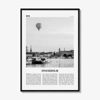 Stockholm Print Black and White No 2, Stockholm Wall Art, Stockholm Poster, Stockholm Photo, Stockholm Wall Decor, Sweden, Sverige, Europe