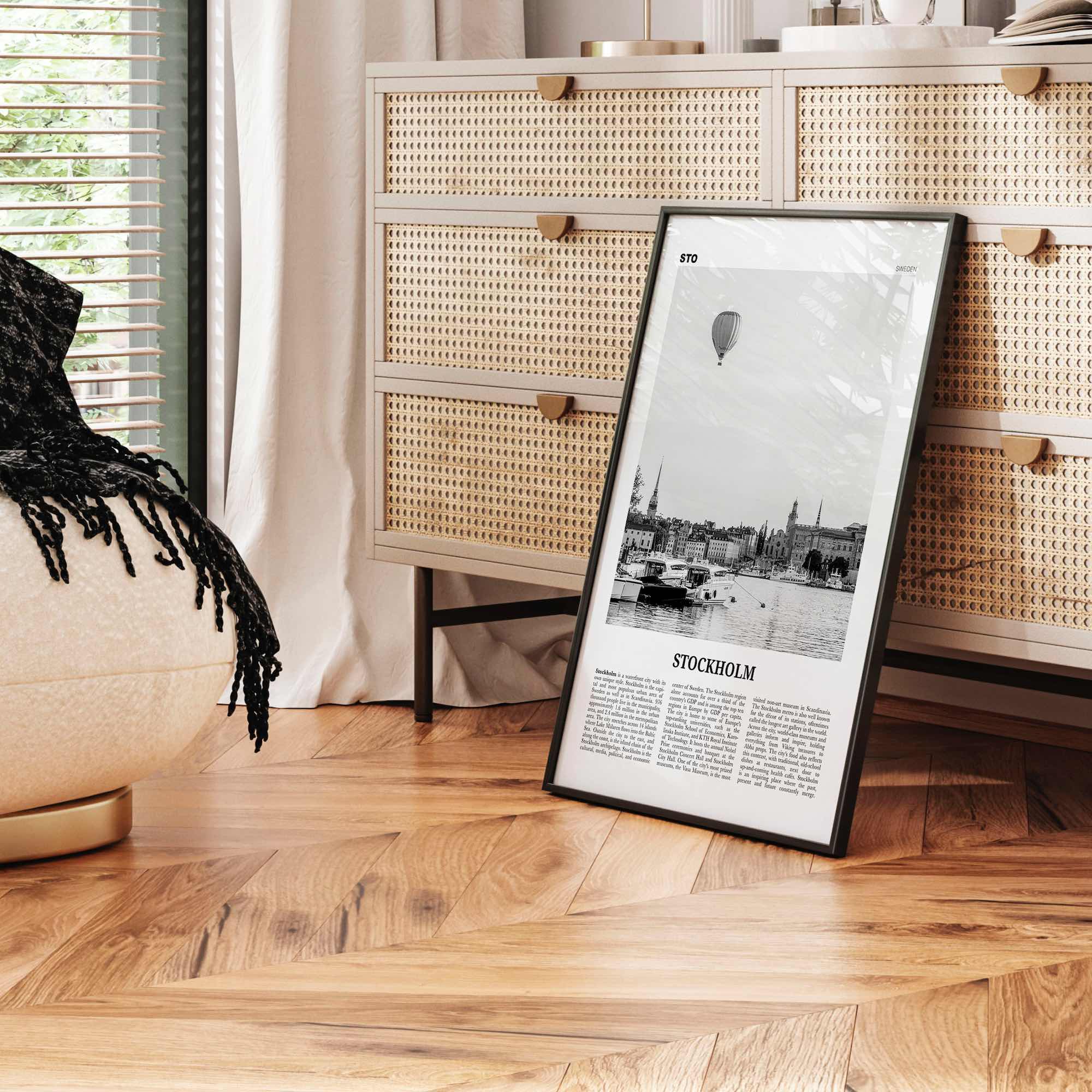 Stockholm Print Black and White No 2, Stockholm Wall Art, Stockholm Poster, Stockholm Photo, Stockholm Wall Decor, Sweden, Sverige, Europe