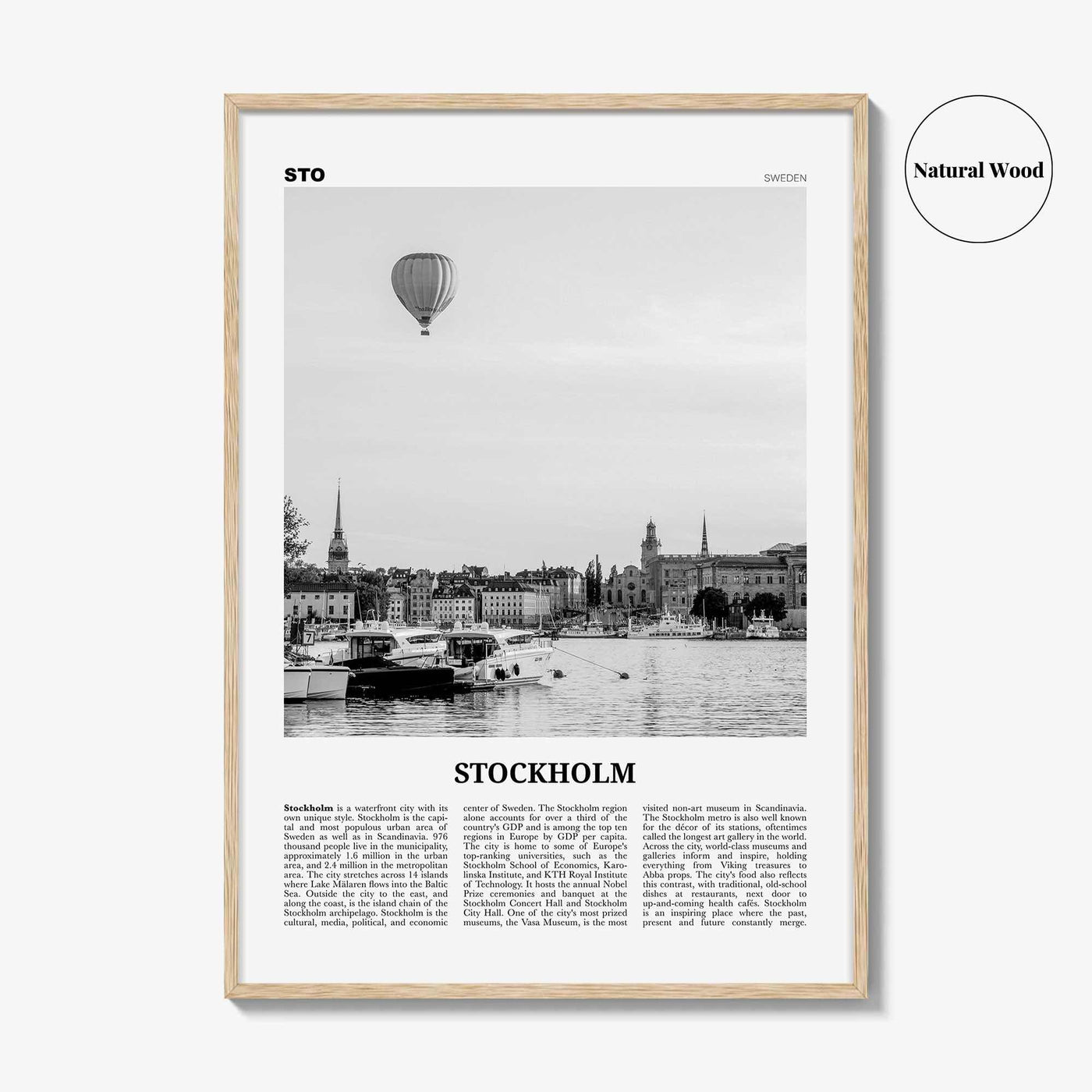 Stockholm Print Black and White No 2, Stockholm Wall Art, Stockholm Poster, Stockholm Photo, Stockholm Wall Decor, Sweden, Sverige, Europe