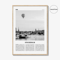 Stockholm Print Black and White No 2, Stockholm Wall Art, Stockholm Poster, Stockholm Photo, Stockholm Wall Decor, Sweden, Sverige, Europe