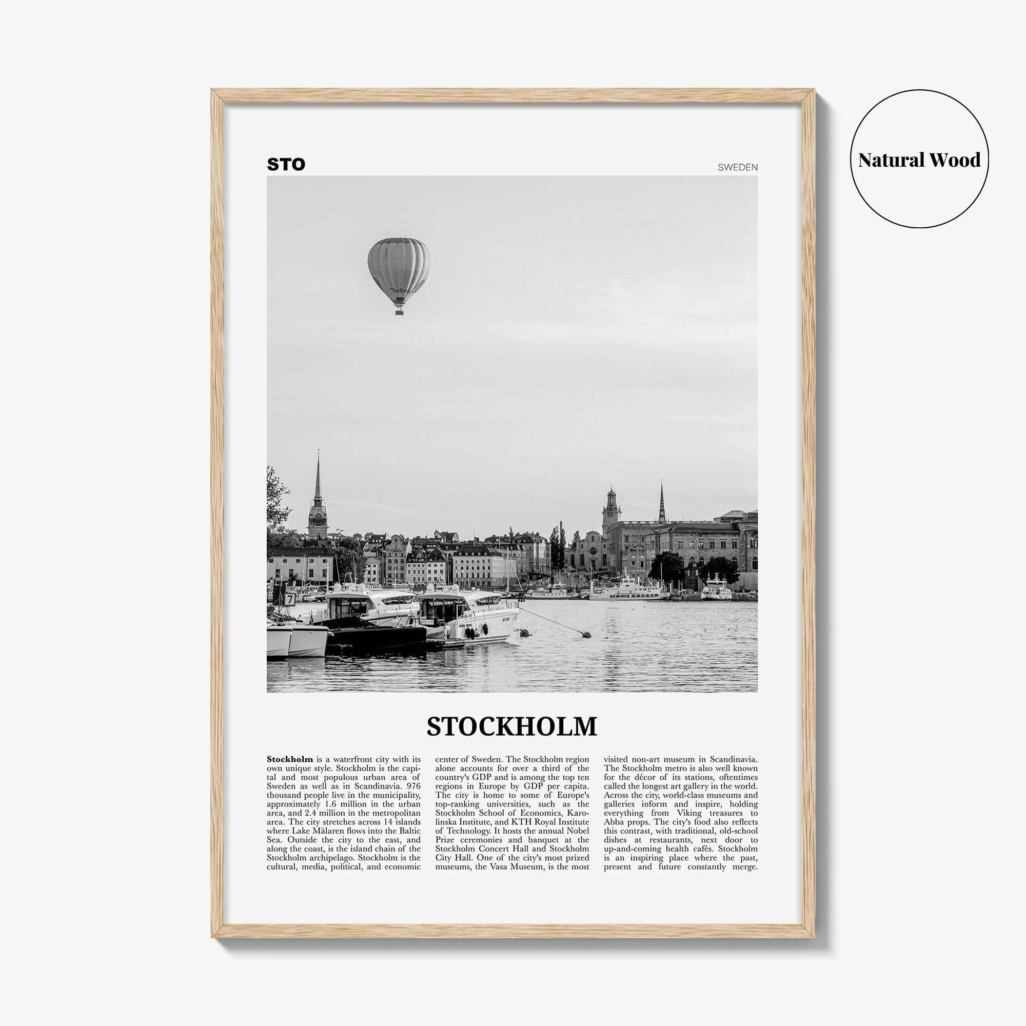 Stockholm Print Black and White No 2, Stockholm Wall Art, Stockholm Poster, Stockholm Photo, Stockholm Wall Decor, Sweden, Sverige, Europe