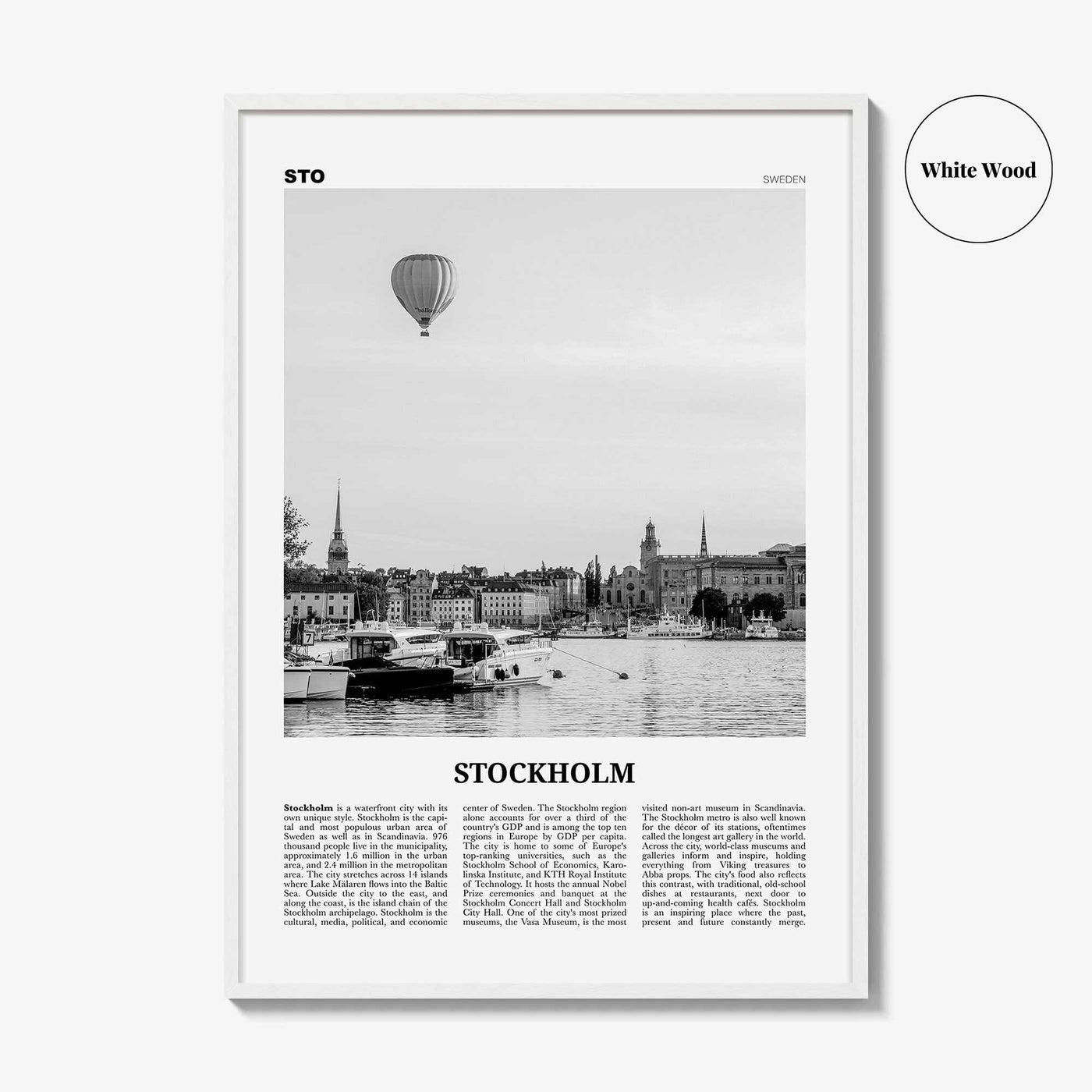 Stockholm Print Black and White No 2, Stockholm Wall Art, Stockholm Poster, Stockholm Photo, Stockholm Wall Decor, Sweden, Sverige, Europe