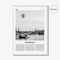 Stockholm Print Black and White No 2, Stockholm Wall Art, Stockholm Poster, Stockholm Photo, Stockholm Wall Decor, Sweden, Sverige, Europe