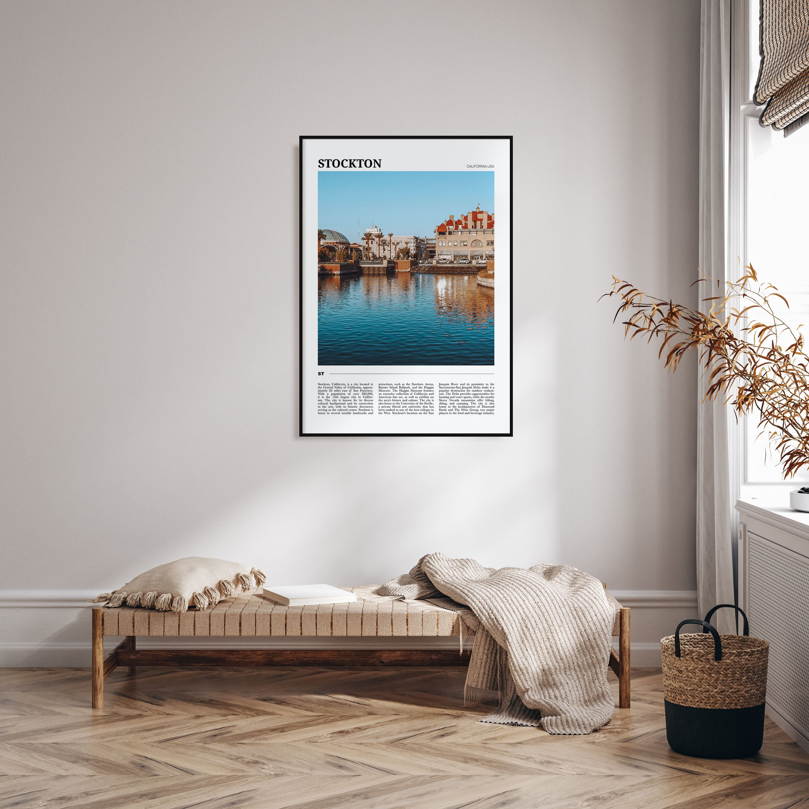 Stockton Travel Color Poster
