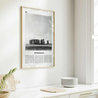 Stonehenge Print Black and White, Stonehenge Wall Art, Stonehenge Poster, Stonehenge Photo, Stonehenge Wall Décor, England, UK