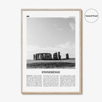 Stonehenge Print Black and White, Stonehenge Wall Art, Stonehenge Poster, Stonehenge Photo, Stonehenge Wall Décor, England, UK