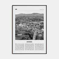 Stowe Travel B&W No 1 Poster
