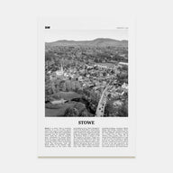 Stowe Travel B&W No 1 Poster