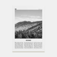 Stowe Travel B&W No 2 Poster