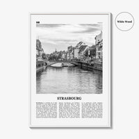 Strasbourg Print Black and White, Strasbourg Wall Art, Strasbourg Poster, Strasbourg Photo, Strasbourg Décor, France, Straßburg, Bas-Rhin