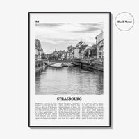 Strasbourg Print Black and White, Strasbourg Wall Art, Strasbourg Poster, Strasbourg Photo, Strasbourg Décor, France, Straßburg, Bas-Rhin