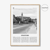 Stratford Print Black and White Canada, Stratford Wall Art, Stratford Poster, Stratford Photo, Stratford Décor Stratford Map Ontario